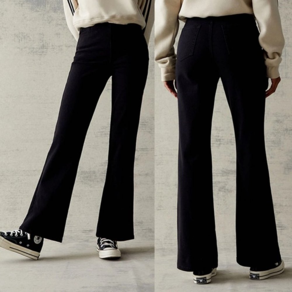 PacSun Black High Waisted Bootcut Jeans